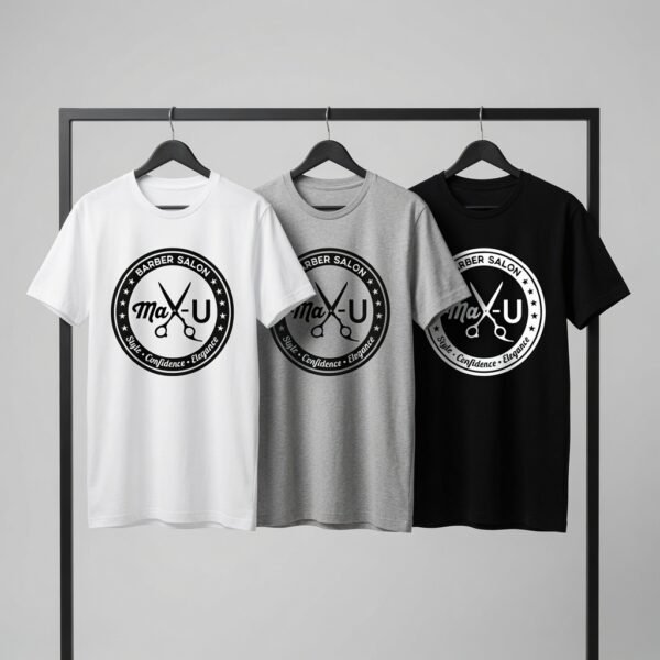 Max-U Barber Co. T-Shirt Max-U Barber Co. cotton t-shirt for men