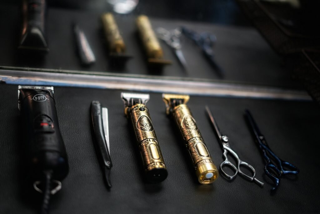 Inside Max-U Barber Salon, a barbershop and beauty salon in Brooklyn, NY