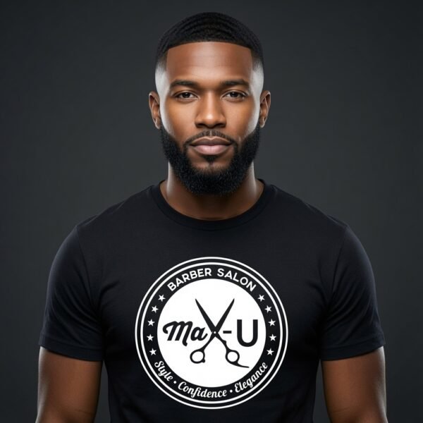 Max-U Crew T-Shirt Max-U Barber Salon crew neck cotton t-shirt